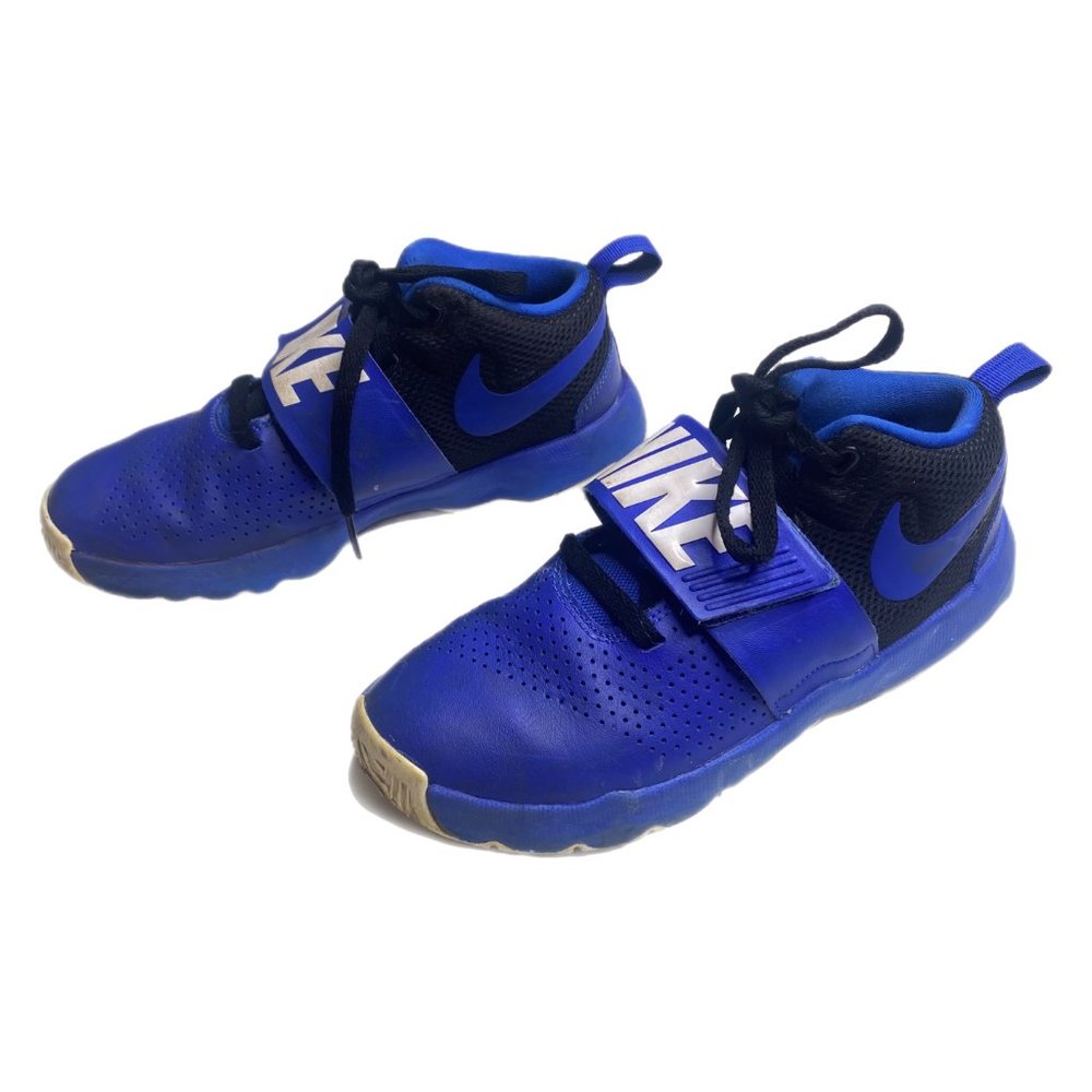 Nike Team Hustle D8 Royal Blue Sneakers Size Youth 5.5 - Picture 2 of 8